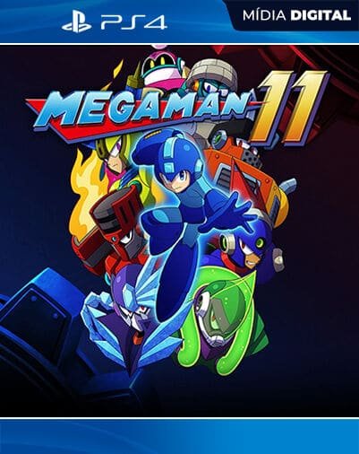Mega Man 11 Playstation 4 Mídia Digital