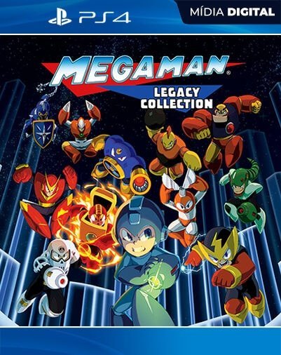 Mega Man Legacy Collection Playstation 4 Mídia Digital