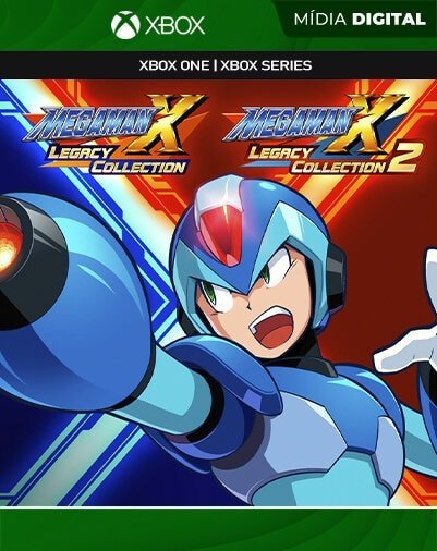 Mega Man X Legacy Collection 1+2 Xbox Mídia Digital