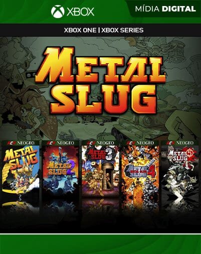 ACA NEOGEO Metal Slug Collection 1 ao 5 Xbox Mídia Digital