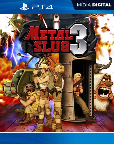 Metal Slug 3 Playstation 4 Mídia Digital