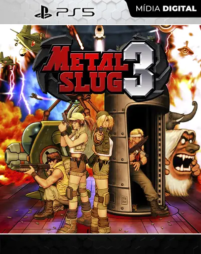 Metal Slug 3 Playstation 5 Mídia Digital