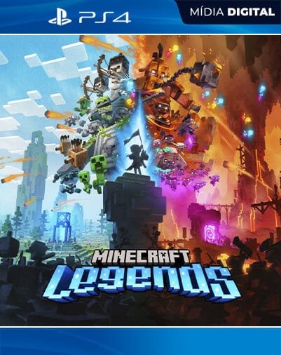 Minecraft Legends Playstation 4 Mídia Digital