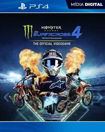 Monster Energy Supercross - The Official Videogame 4 Playstation 4 Mídia Digital