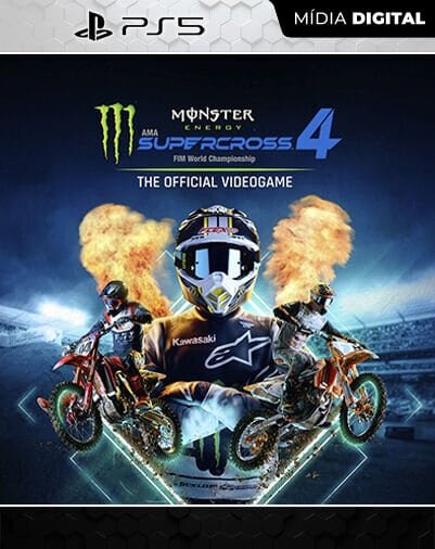 Monster Energy Supercross — The Official Videogam… Playstation 5 Mídia Digital