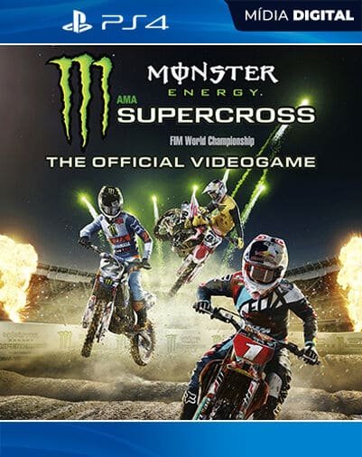 Monster Energy Supercross - The Official Videogame Playstation 4 Mídia Digital