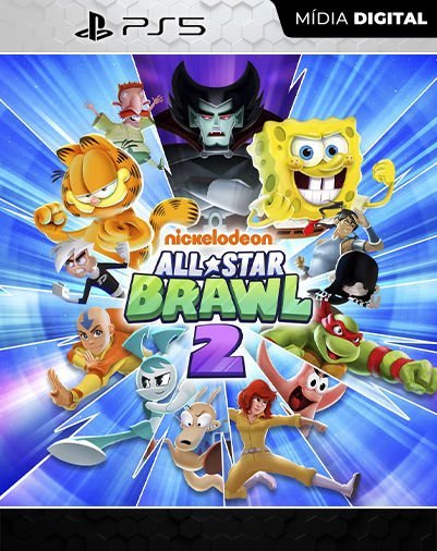Nickelodeon All-Star Brawl 2 Playstation 5 Mídia Digital