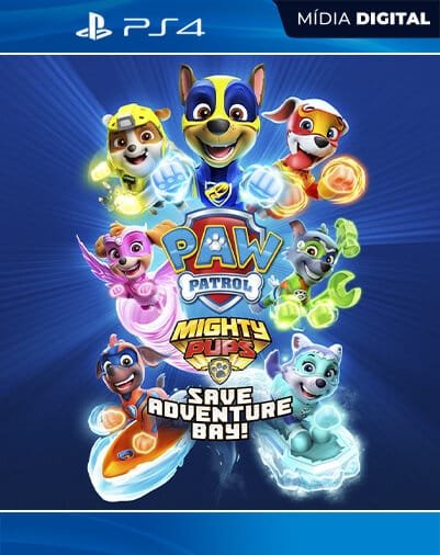 Patrulha Canina: Super Filhotes Salvam a Baía da Aventura Playstation 4 Mídia Digital