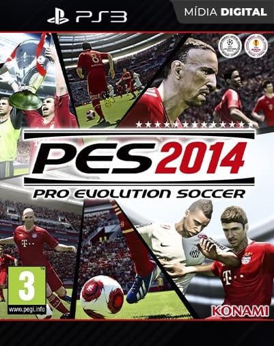 PES Pro Evolution Soccer 2014 Playstation 3 Mídia Digital