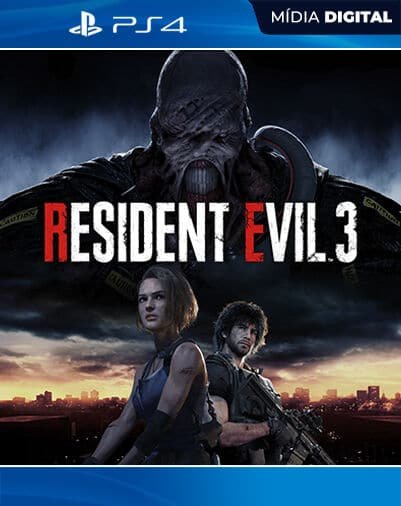 RESIDENT EVIL 3 Playstation 4 Mídia Digital