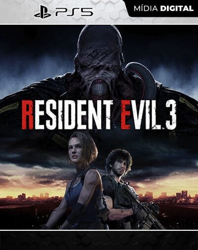 RESIDENT EVIL 3 Playstation 5 Mídia Digital