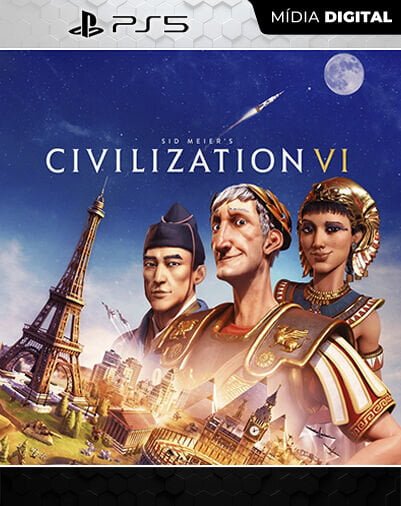 Sid Meier's Civilization VI Playstation 5 Mídia D… Mídia Digital