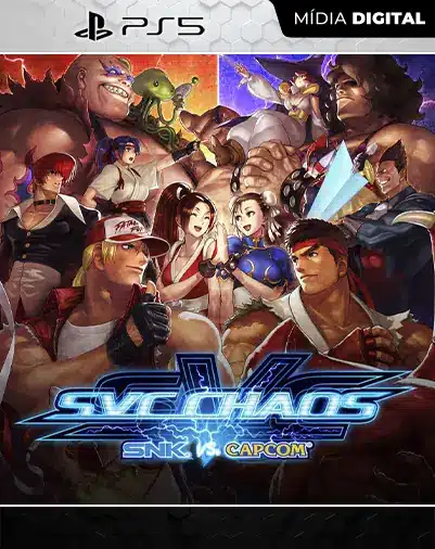 SNK VS. CAPCOM SVC CHAOS Playstation 5 Mídia Digital