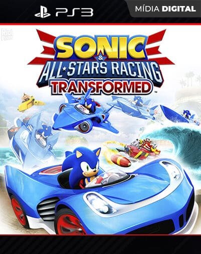 Sonic & All-Stars Racing Transformed Playstation 3 Mídia Digital