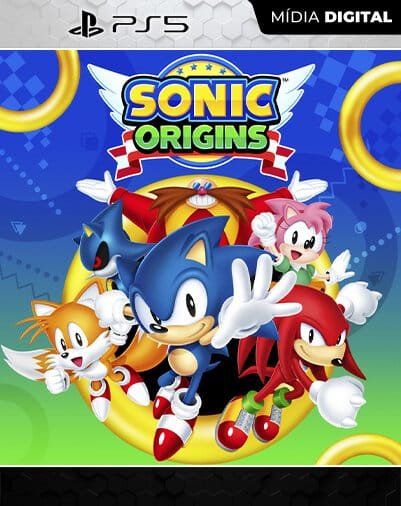Sonic Origins Playstation 5 Mídia Digital