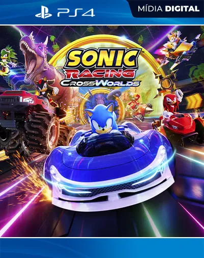 Sonic Racing: CrossWorlds Playstation 4 Mídia Digital