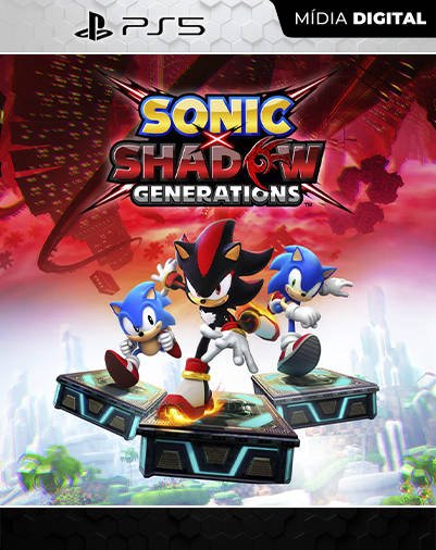 SONIC X SHADOW GENERATIONS Playstation 5 Mídia Digital