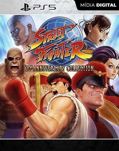 Street Fighter 30th Anniversary Collection Playstation 5 Mídia Digital