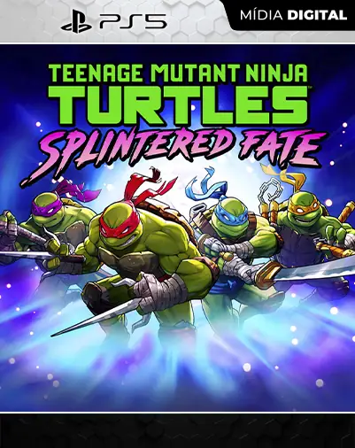 Tartarugas Ninja: O Destino de Splinter Playstation 5 Mídia Digital