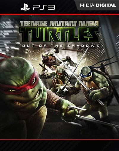 Teenage Mutant Ninja Turtles: Out of the Shadows Playstation 3 Mídia Digital