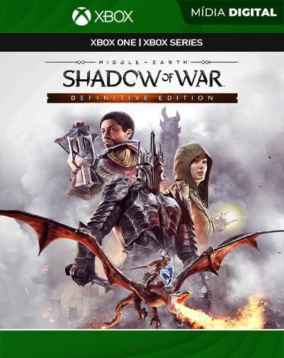 Terra-média: Sombras da Guerra Edição Definitiva Xbox Mídia Digital