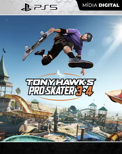 Tony Hawk's Pro Skater 3 + 4 Playstation 5 Mídia Digital