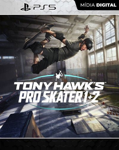 Tony Hawk's Pro Skater 1 + 2 Playstation 5 Mídia Digital