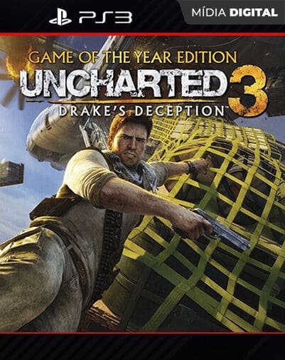 Uncharted 3: Drake's Deception Game of The Year Edition Playstation 3 Mídia Digital