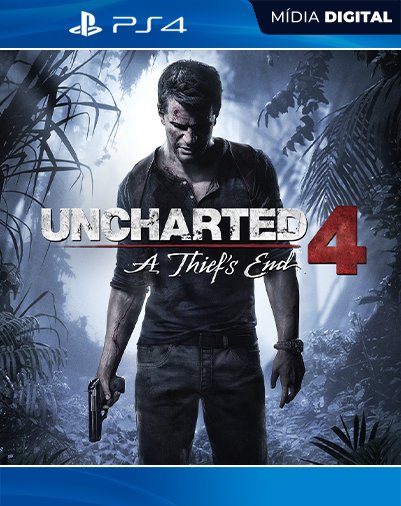 Uncharted 4: A Thief’s End Playstation 4 Mídia Digital