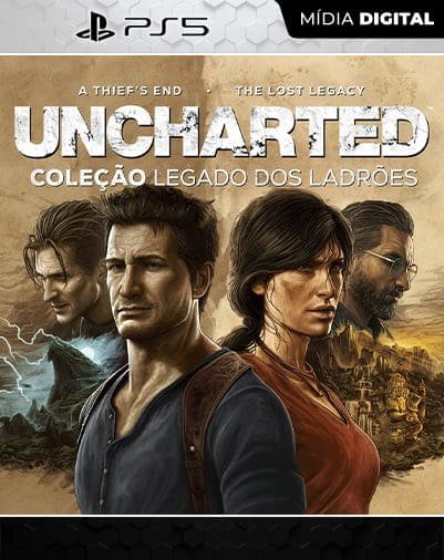 UNCHARTED: Coleção Legado dos Ladrões Playstation 5 Mídia Digital
