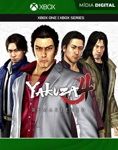 Yakuza 4 Remastered Xbox Mídia Digital