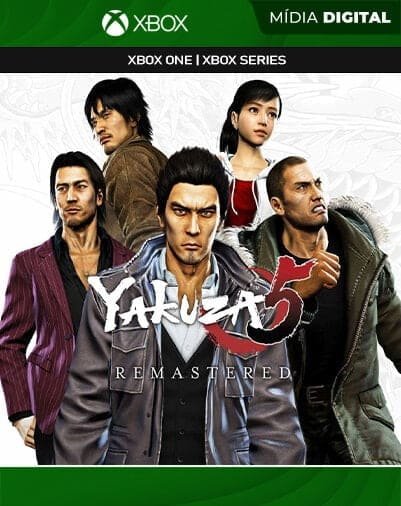 Yakuza 5 Remastered Xbox Mídia Digital