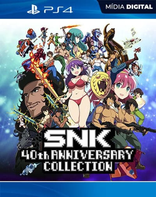 SNK 40th ANNIVERSARY COLLECTION Playstation 4 Mídia Digital