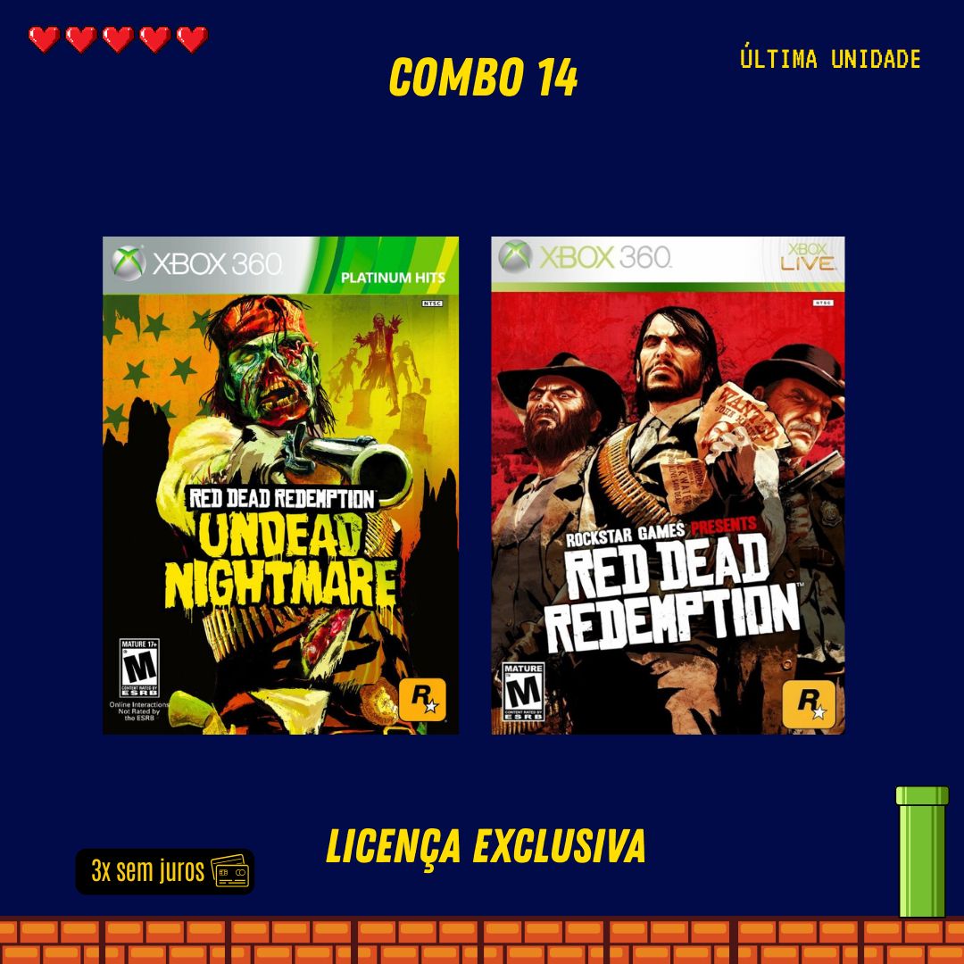 COMBO 14 - Xbox 360 (Mídia Digital)