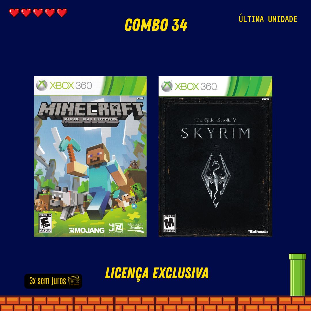 COMBO 34 - Xbox 360 (Mídia Digital)