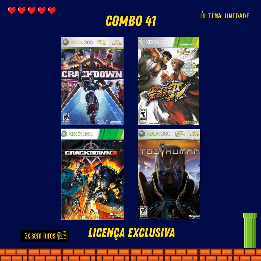 COMBO 41 - Xbox 360 (Mídia Digital)