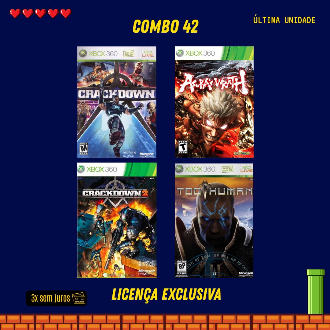 COMBO 42 - Xbox 360 (Mídia Digital)