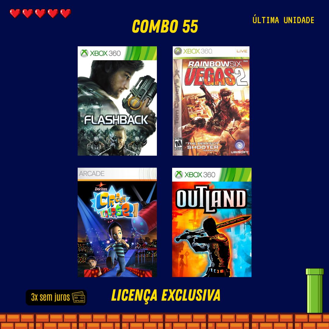 COMBO 55 - Xbox 360 (Mídia Digital)