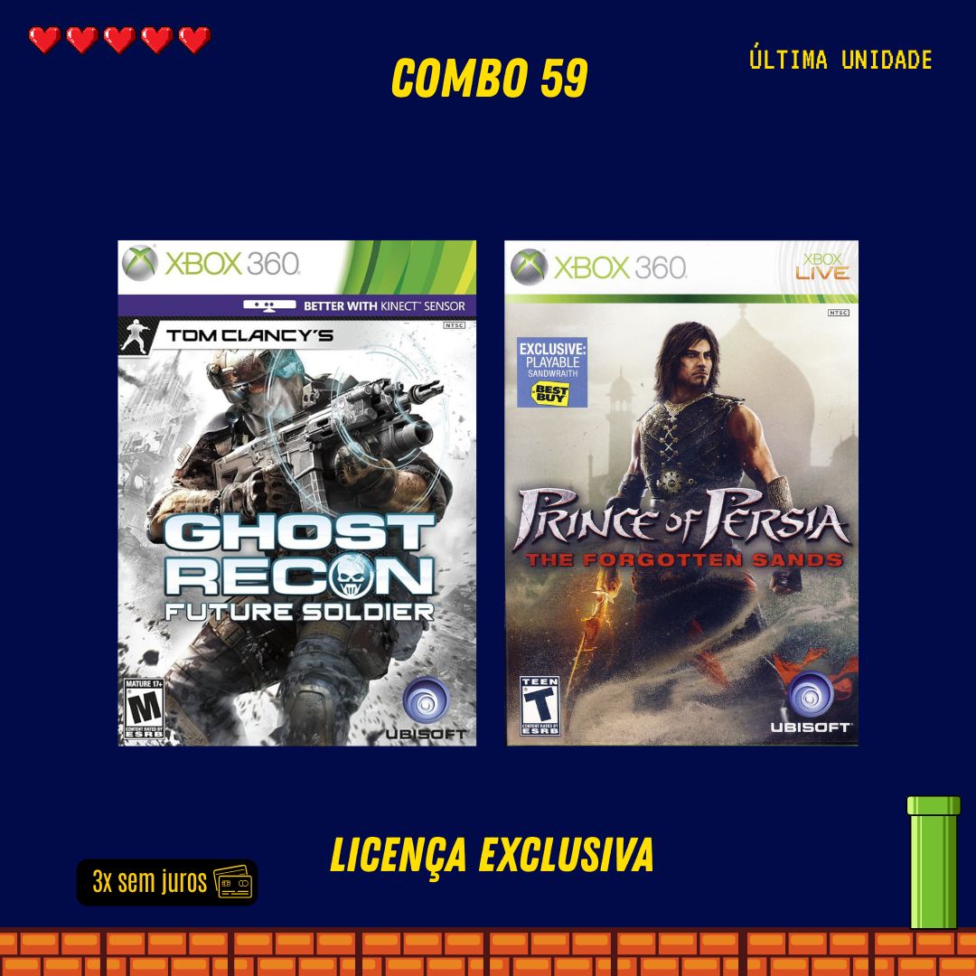COMBO 59 - Xbox 360 (Mídia Digital)