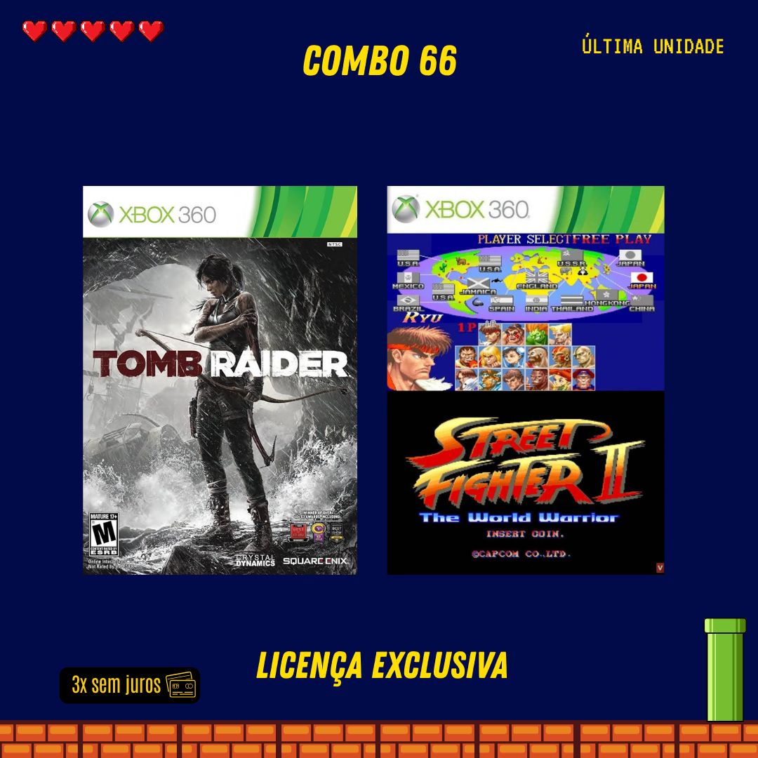 COMBO 66 - Xbox 360 (Mídia Digital)