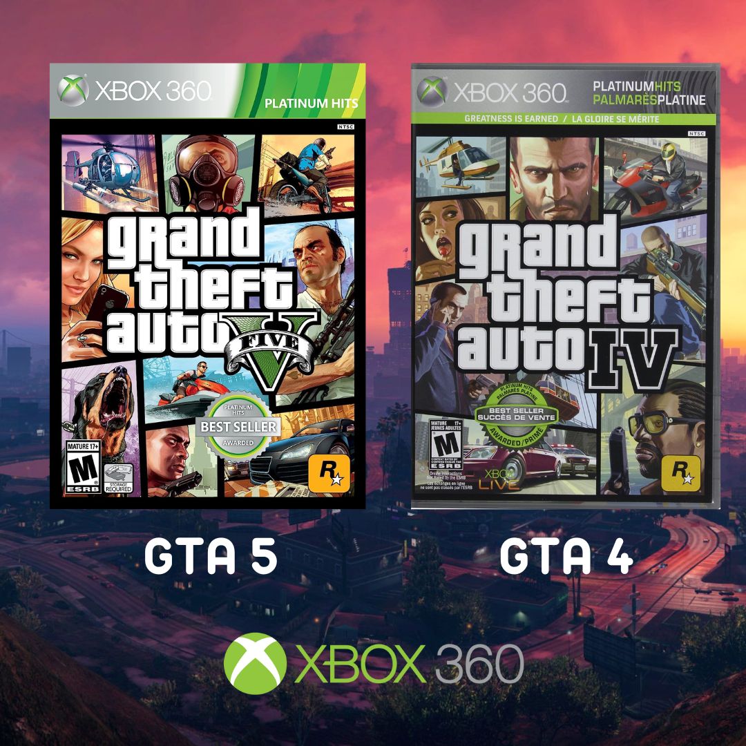 Combo GTA - Xbox 360 (Mídia Digital)