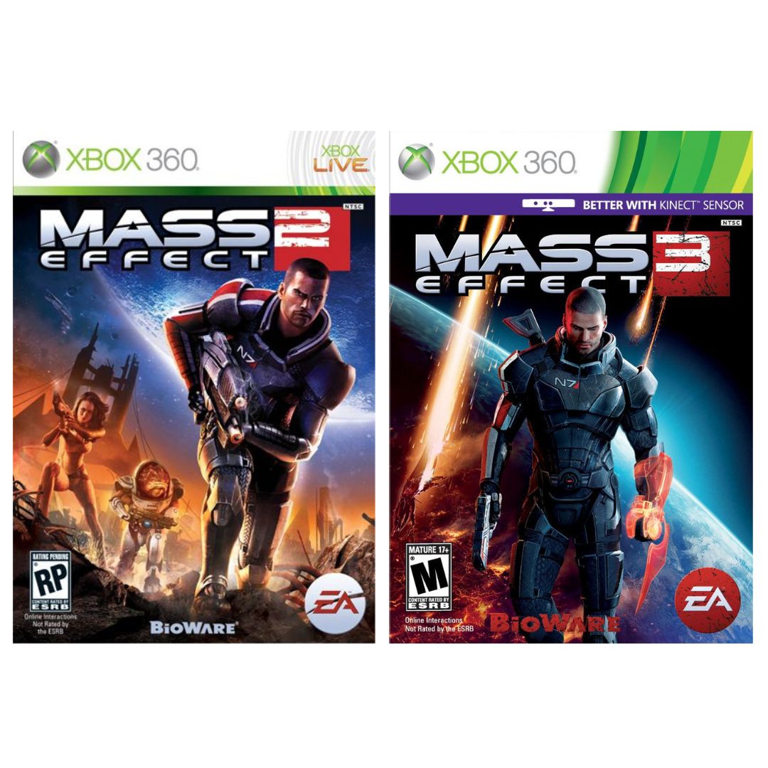Mass Effect 2 + 3 - Xbox 360 Original (Mídia Digital)