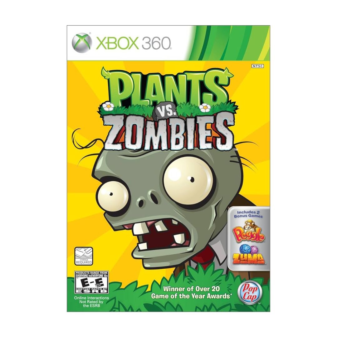 Plants vs Zombies - Xbox 360 (Mídia Digital)