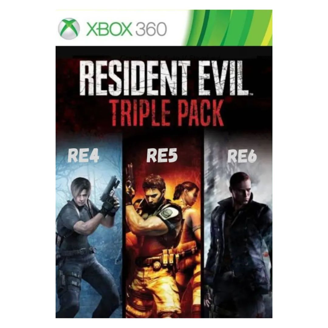 Resident Evil Triple Pack - Xbox 360 (Mídia Digital)